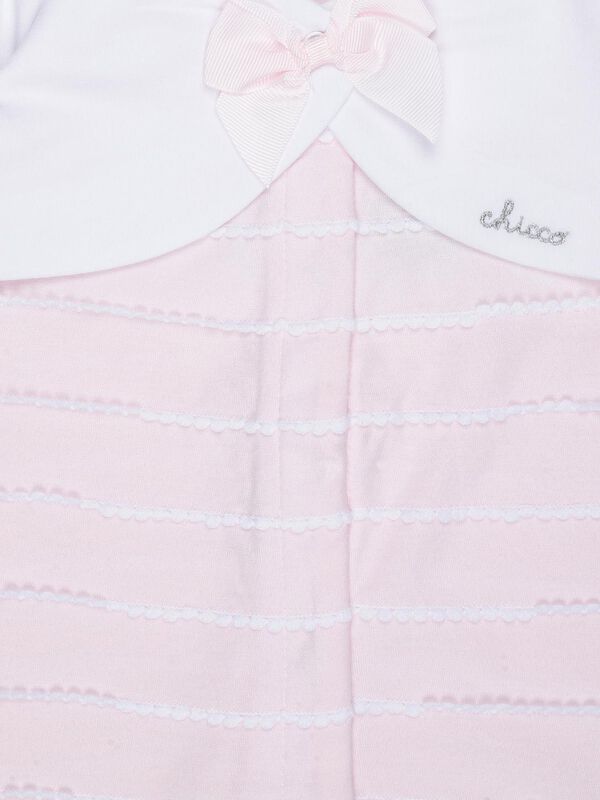 Front Opening Babysuit With Mock Cardigan image number 2